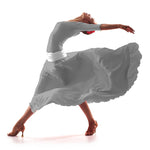 Tecido Crepe Cinzento Pérola - Ribes y Casals