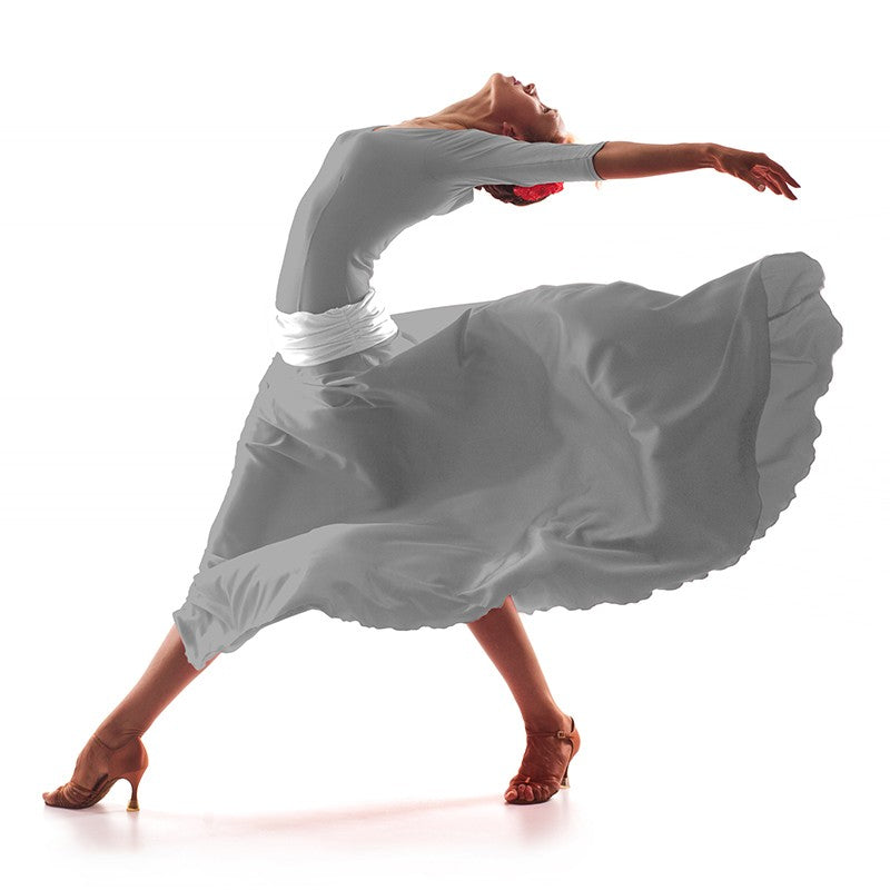 Tecido Crepe Cinzento Pérola - Ribes y Casals