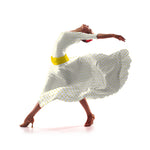 Tecido Crepe Bola Amarelo 7 mm - Ribes y Casals