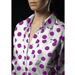 Tecido Crepe Bola Cíclame 3,5 cm - Ribes y Casals