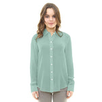 Tecido Crepe Marroquino Aquamarine - Ribes y Casals