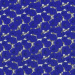 Tecido Crepe Marroquino Margaridas Azul - Ribes y Casals