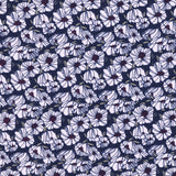 Tecido Crepe Marroquino Margaridas Branco - Ribes y Casals