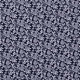 Tecido Crepe Marroquino Pétalas Marinho - Ribes y Casals