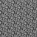 Tecido Crepe Marroquino Pétalas Preto - Ribes y Casals