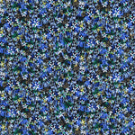 Tecido Crepe Marroquino Tropical Azul - Ribes y Casals