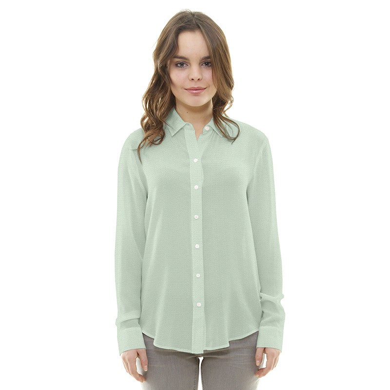 Tecido Crepe Marroquino Verde Claro - Ribes y Casals