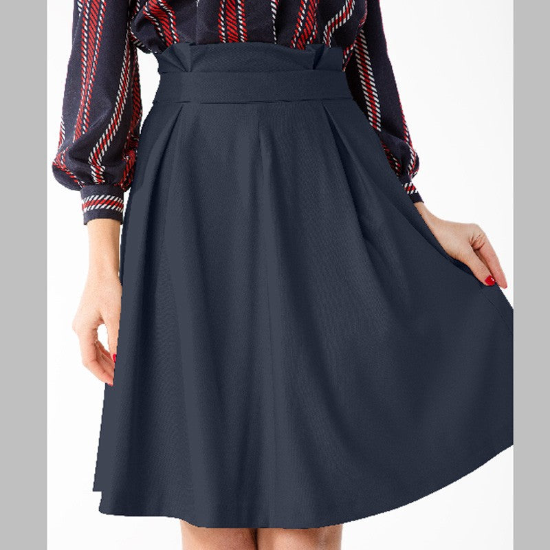 Tecido Crepe Empoado Azul-marinho - Ribes y Casals