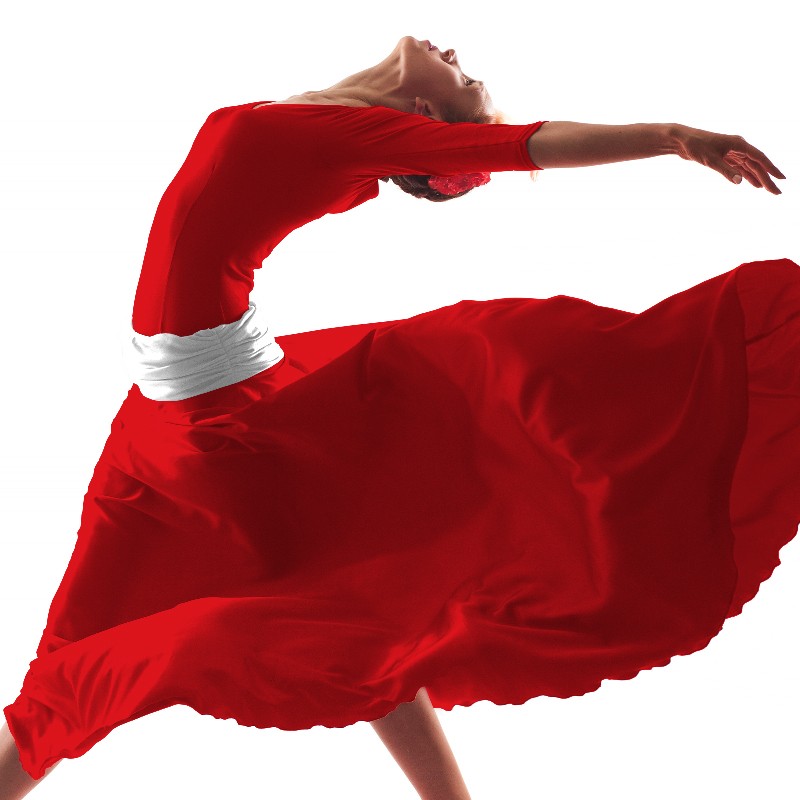 Tecido Crepe Vermelho - Ribes y Casals