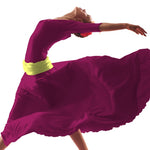 Tecido Crepe Rosa Forte - Ribes y Casals