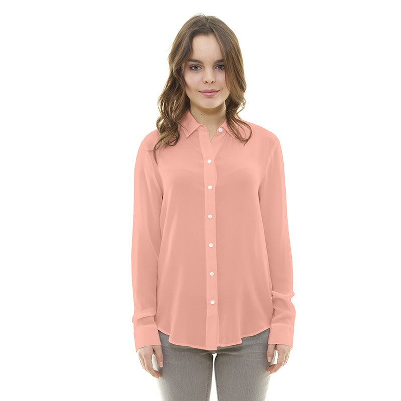 Tecido Crepe Salmão - Ribes y Casals