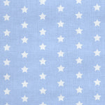 Tecido de Algodão Estrelas Fundo Azul-celeste - Ribes y Casals