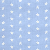 Tecido de Algodão Estrelas Fundo Azul-celeste - Ribes y Casals