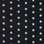 Tecido de Algodão Estrelas Fundo Preto - Ribes y Casals
