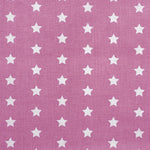 Tecido de Algodão Estrelas Fundo Rosa - Ribes y Casals