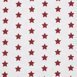 Tecido de Algodão Estrelas Vermelho - Ribes y Casals