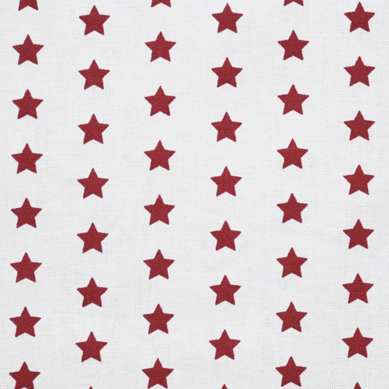 Tecido de Algodão Estrelas Vermelho - Ribes y Casals