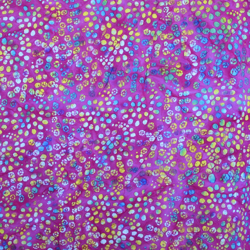 Tecido de Algodão Fúcsia Tie Dye - Ribes y Casals