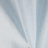 Tecido de Linho Listrado Celeste - Ribes y Casals