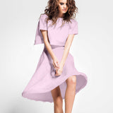 Tecido de Linho Oxford Rosa - Ribes y Casals