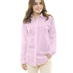 Tecido de Linho Oxford Rosa - Ribes y Casals