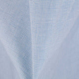 Tecido de Linho Pied de Poule Azul Celeste - Ribes y Casals