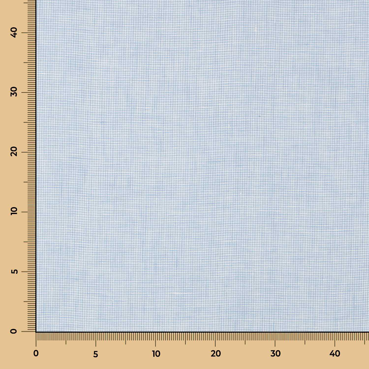 Tecido de Linho Pied de Poule Azul Celeste - Ribes y Casals