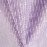 Tecido de Linho Listras Largas Lilás - Ribes y Casals