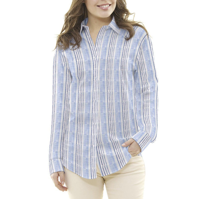 Tecido de Linho Soft Azul - Ribes y Casals