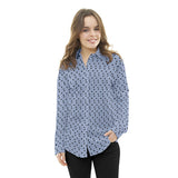 Tecido Polka Dot Cetim Celeste - Ribes y Casals