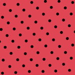 Tecido Polka Dot Cetim Coral - Ribes y Casals
