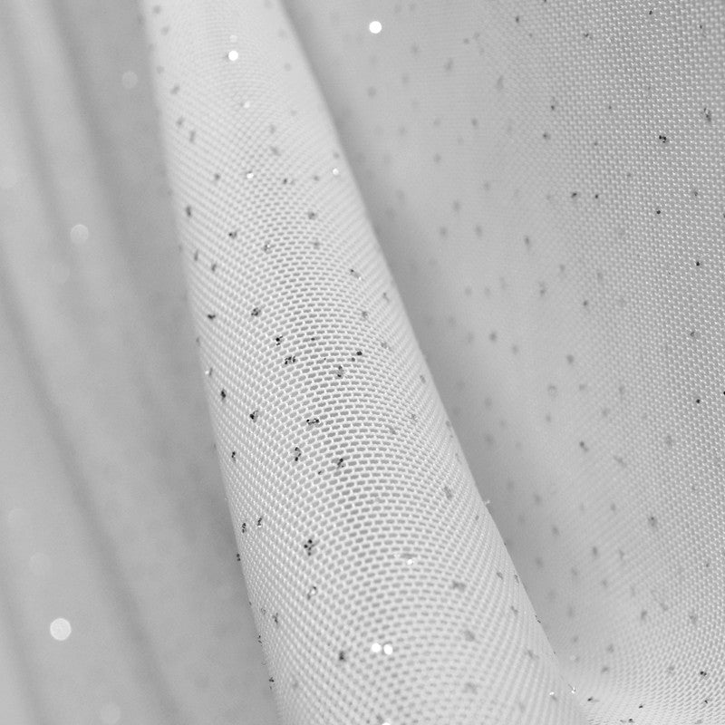 Tecido de Tule Brilhos Branco - Ribes y Casals