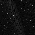 Tecido de Tule Brilhos Preto - Ribes y Casals