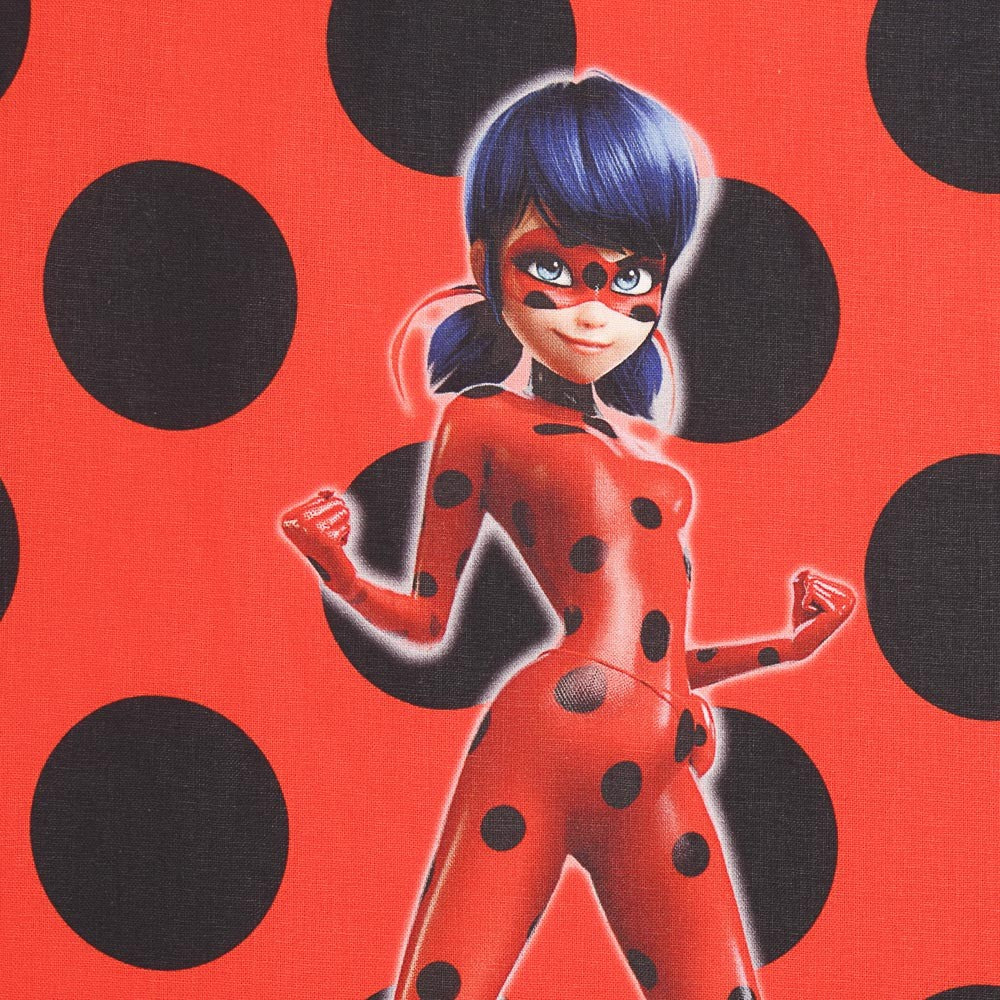 Tecido Disney Ladybug Encarnado - Ribes y Casals