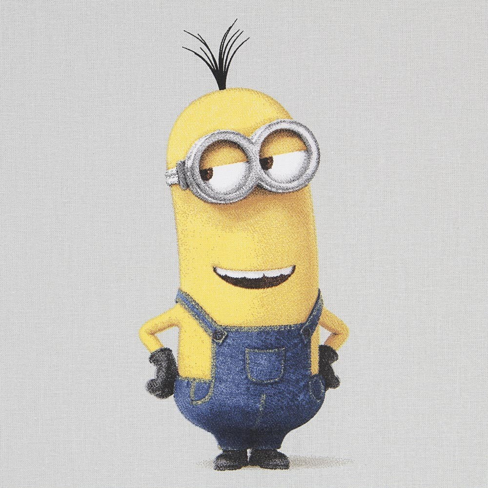 Tecido Disney Minions Cinza - Ribes y Casals