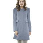 Dupla-face Camurça com Pelo Azul - Ribes y Casals