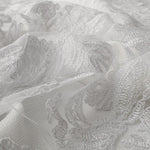 Tecido Renda Folha Dobrável Branco - Ribes y Casals