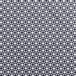 Tecido Estampado Quadrado Círculo Azul Marinho - Ribes y Casals