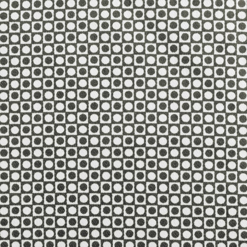 Tecido Estampado Quadrado Círculo Bege - Ribes y Casals