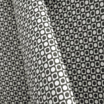 Tecido Estampado Quadrado Círculo Bege - Ribes y Casals