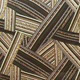 Tecido Estampado Cetim Mate Caxemira Verde - Ribes y Casals