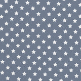 Tecido Estrelas Brancas Fundo Azul Denim - Ribes y Casals