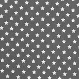 Tecido Estrelas Brancas Fundo Cinzento Escuro - Ribes y Casals