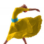 Tecido Poliéster Spandex Amarelo - Ribes y Casals