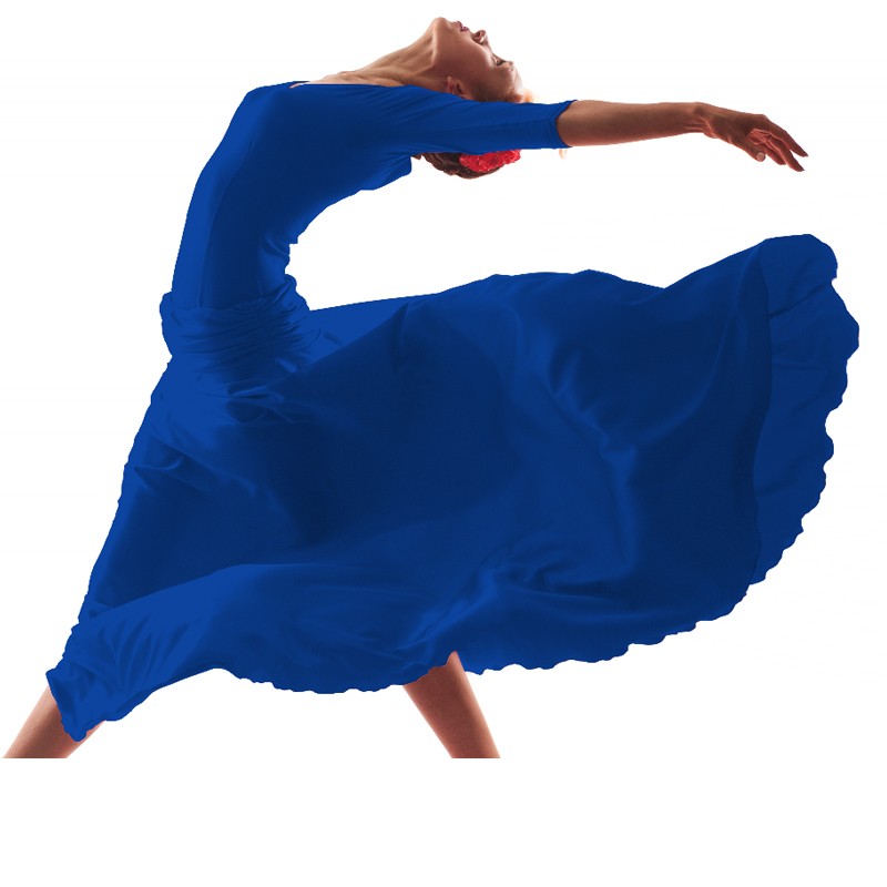 Tecido Poliéster Spandex Azul Caneta - Ribes y Casals