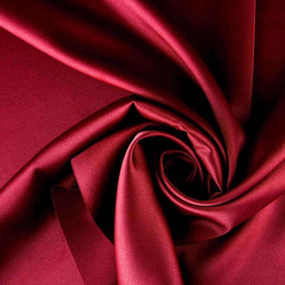 Tecido Poliéster Spandex Vinho - Ribes y Casals