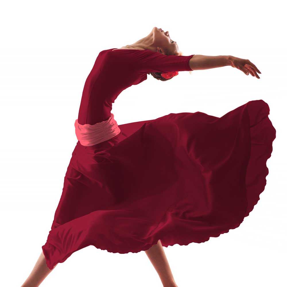 Tecido Poliéster Spandex Vinho - Ribes y Casals