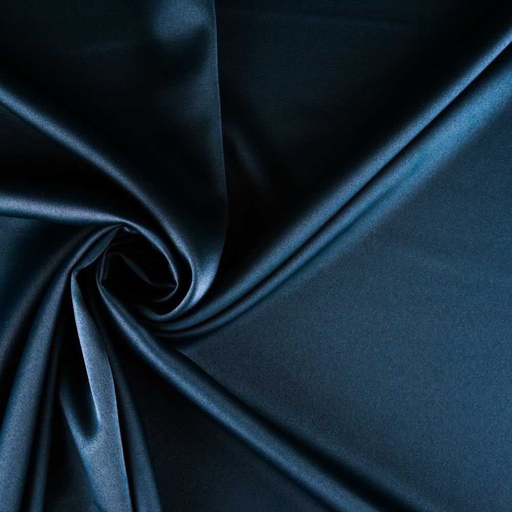 Tecido Poliéster Spandex Azul Canário - Ribes y Casals