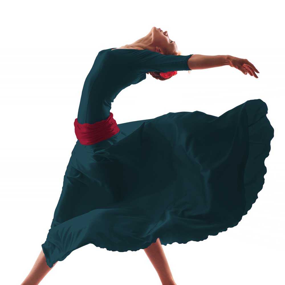 Tecido Poliéster Spandex Azul Canário - Ribes y Casals