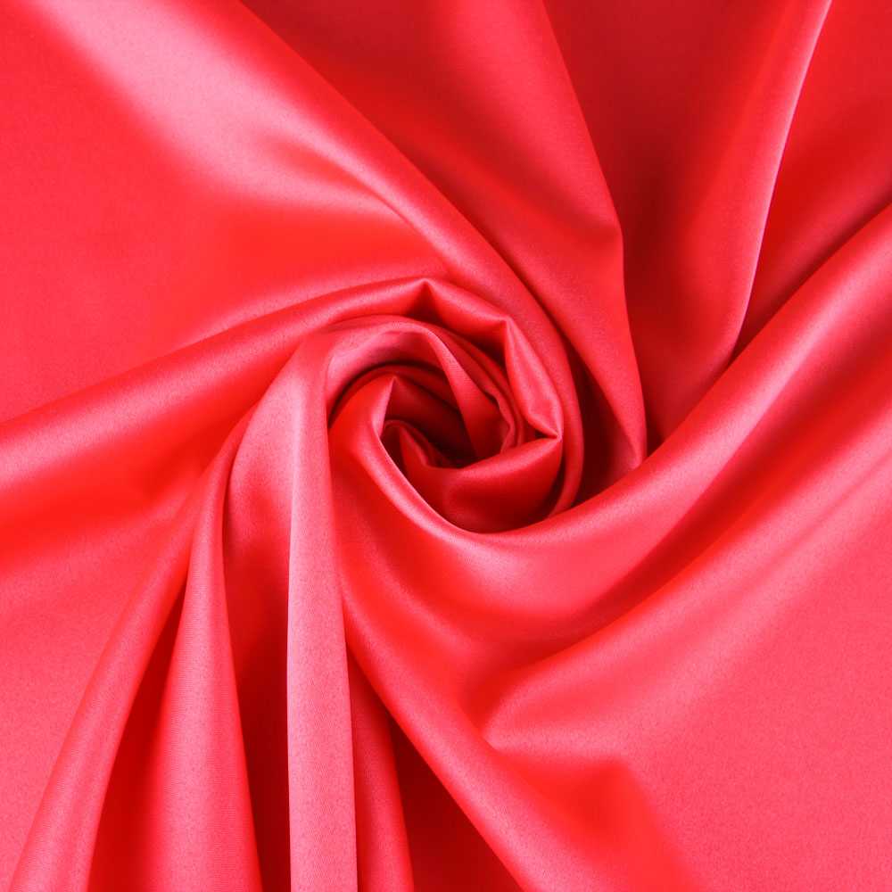 Tecido Poliéster Spandex Rosa Coral - Ribes y Casals